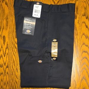 Dickies Men's Black Loose Fit Khakis
